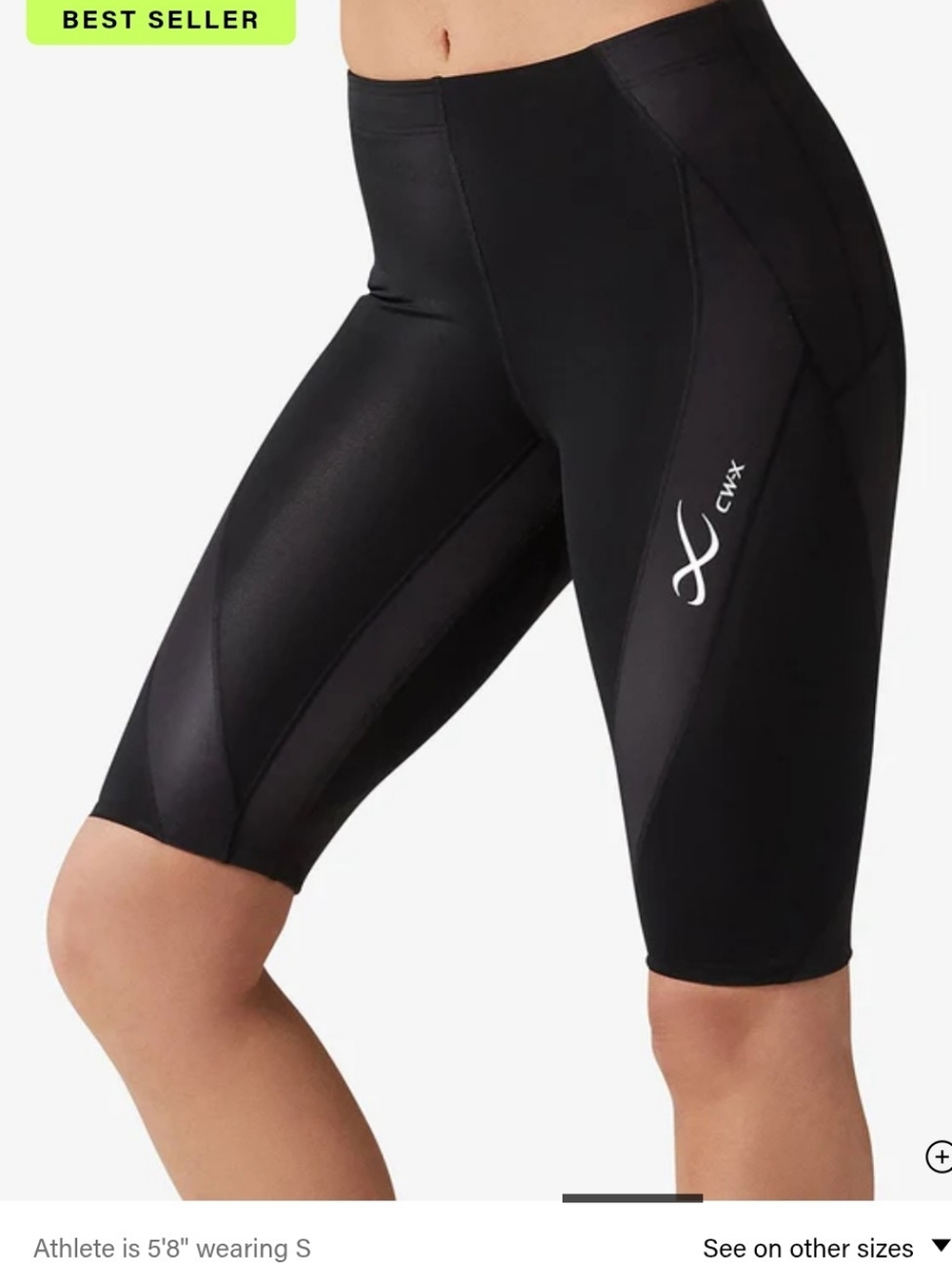 CWX Black Women's Compression Shorts